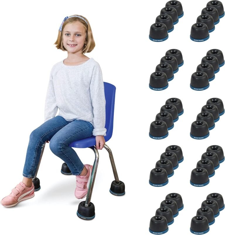 Test & Avis Bouncyband Wiggle Wobble Chair Feet, 10-Pack – Transform a Standard School